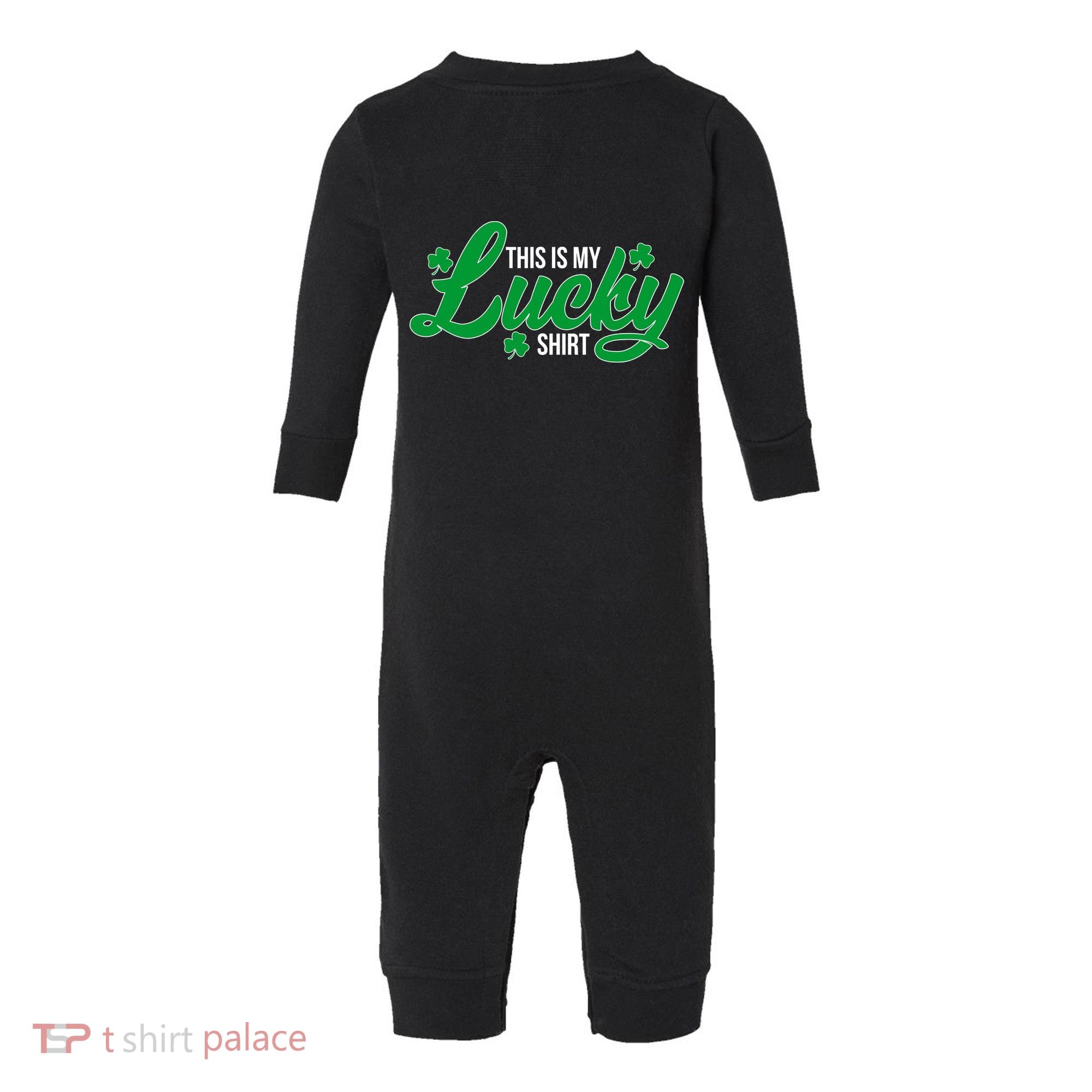 This is my Lucky Shirt St. Patrick's Day Infant Fleece One Piece