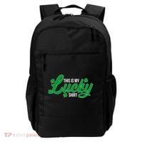 This is my Lucky Shirt St. Patrick's Day Backpack thumb 0