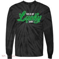 This is my Lucky Shirt St. Patrick's Day Tie-Dye Long Sleeve Shirt thumb 0