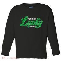 This is my Lucky Shirt St. Patrick's Day Toddler Long Sleeve Shirt thumb 0