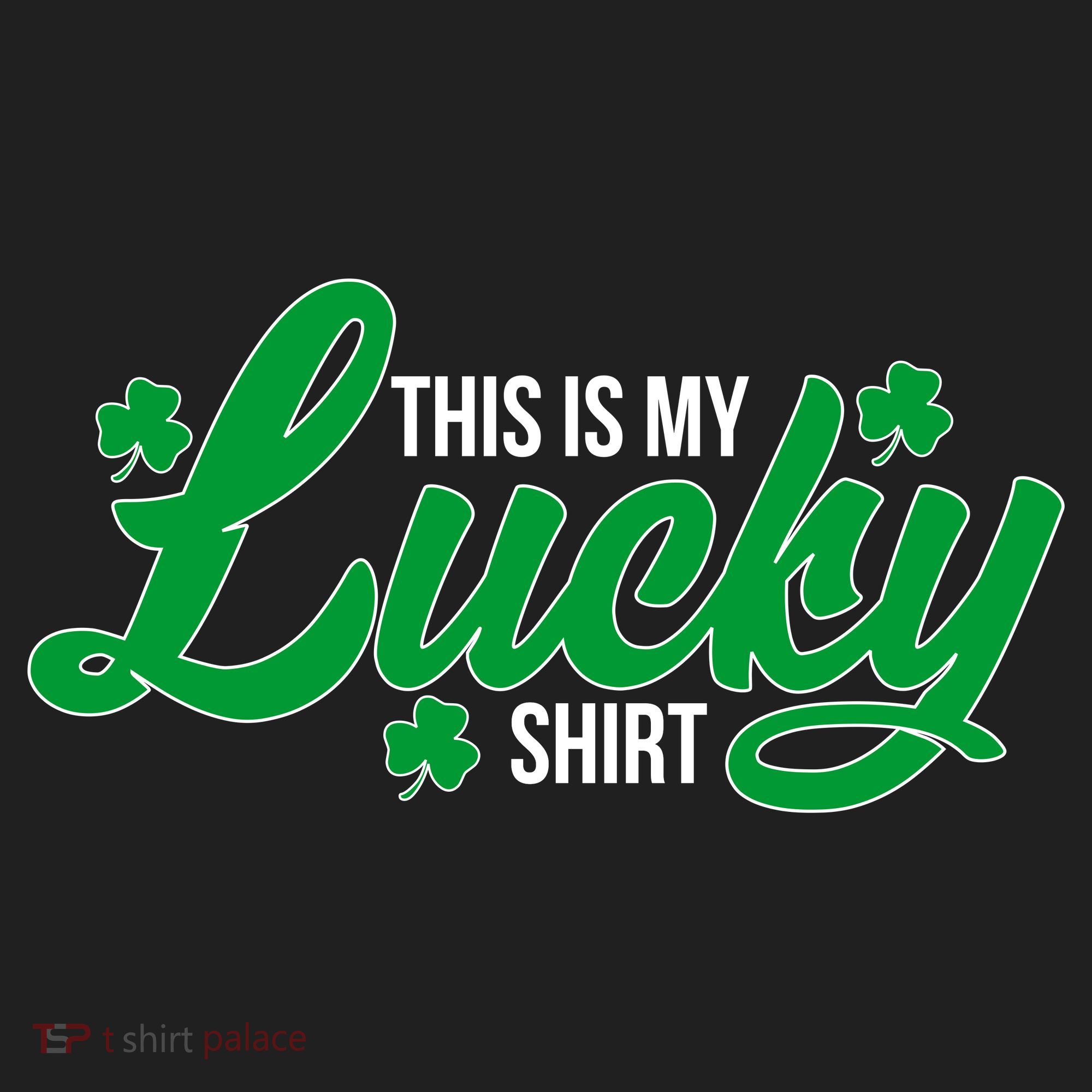 This is my Lucky Shirt St. Patrick's Day Golf Towel