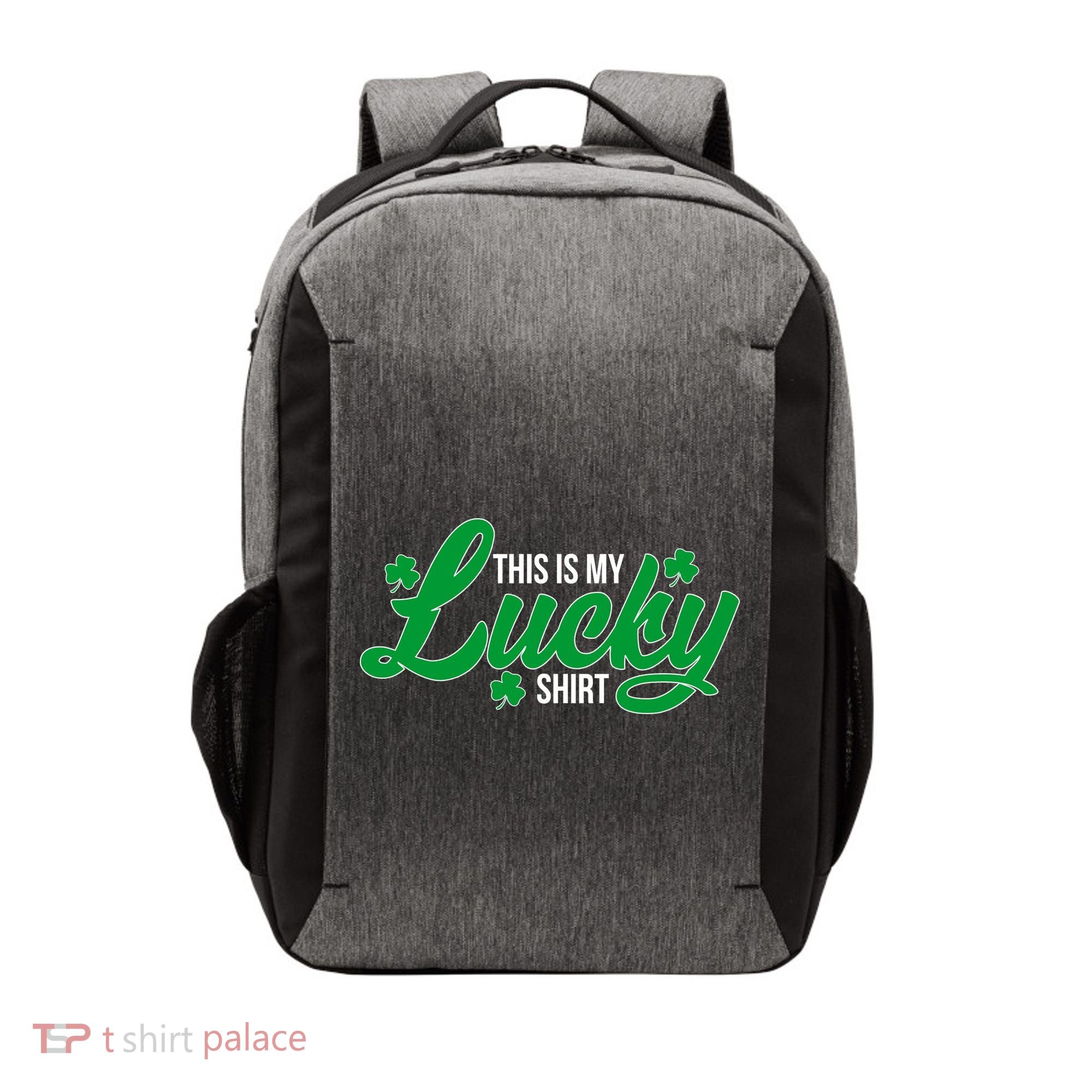 This is my Lucky Shirt St. Patrick's Day Vector Backpack