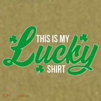 This is my Lucky Shirt St. Patrick's Day Garment-Dyed Women's Muscle Tee thumb 6