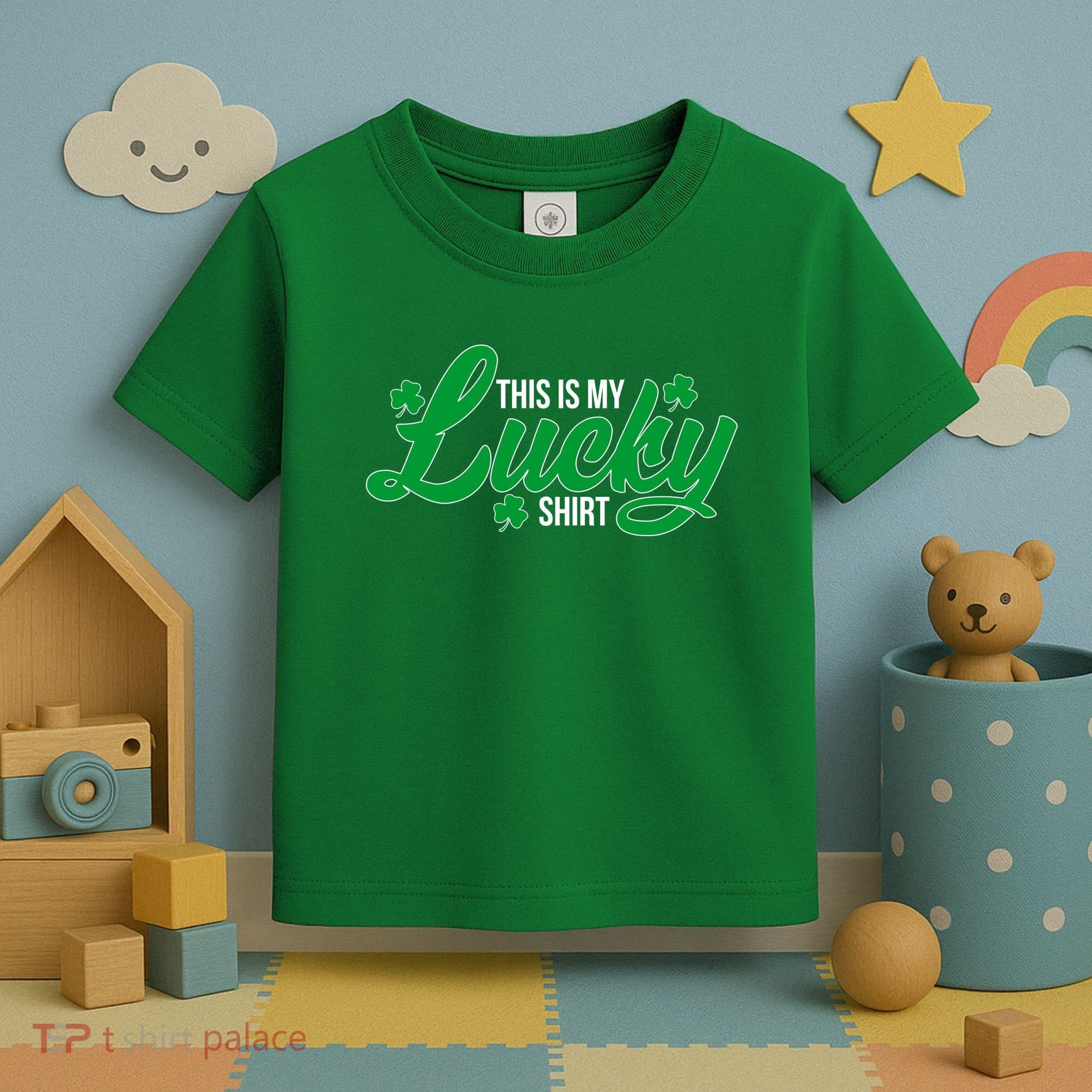 This is my Lucky Shirt St. Patrick's Day Toddler T-Shirt