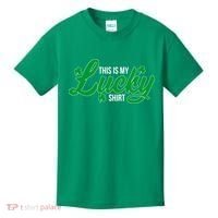 This is my Lucky Shirt St. Patrick's Day Kids T-Shirt thumb 0