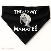 This Is My Manatee USA-Made Doggie Bandana thumb 0