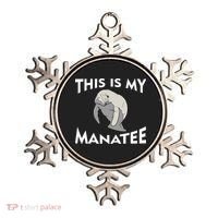 This Is My Manatee Ornament thumb 0