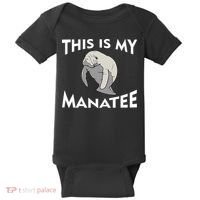 This Is My Manatee Baby Bodysuit thumb 0