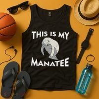 This Is My Manatee Tank Top thumb 4