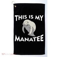 This Is My Manatee Golf Towel thumb 0