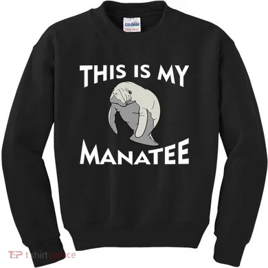 This Is My Manatee Kids Sweatshirt