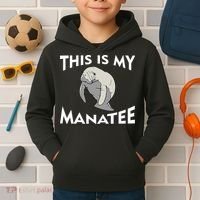 This Is My Manatee Kids Hoodie thumb 2