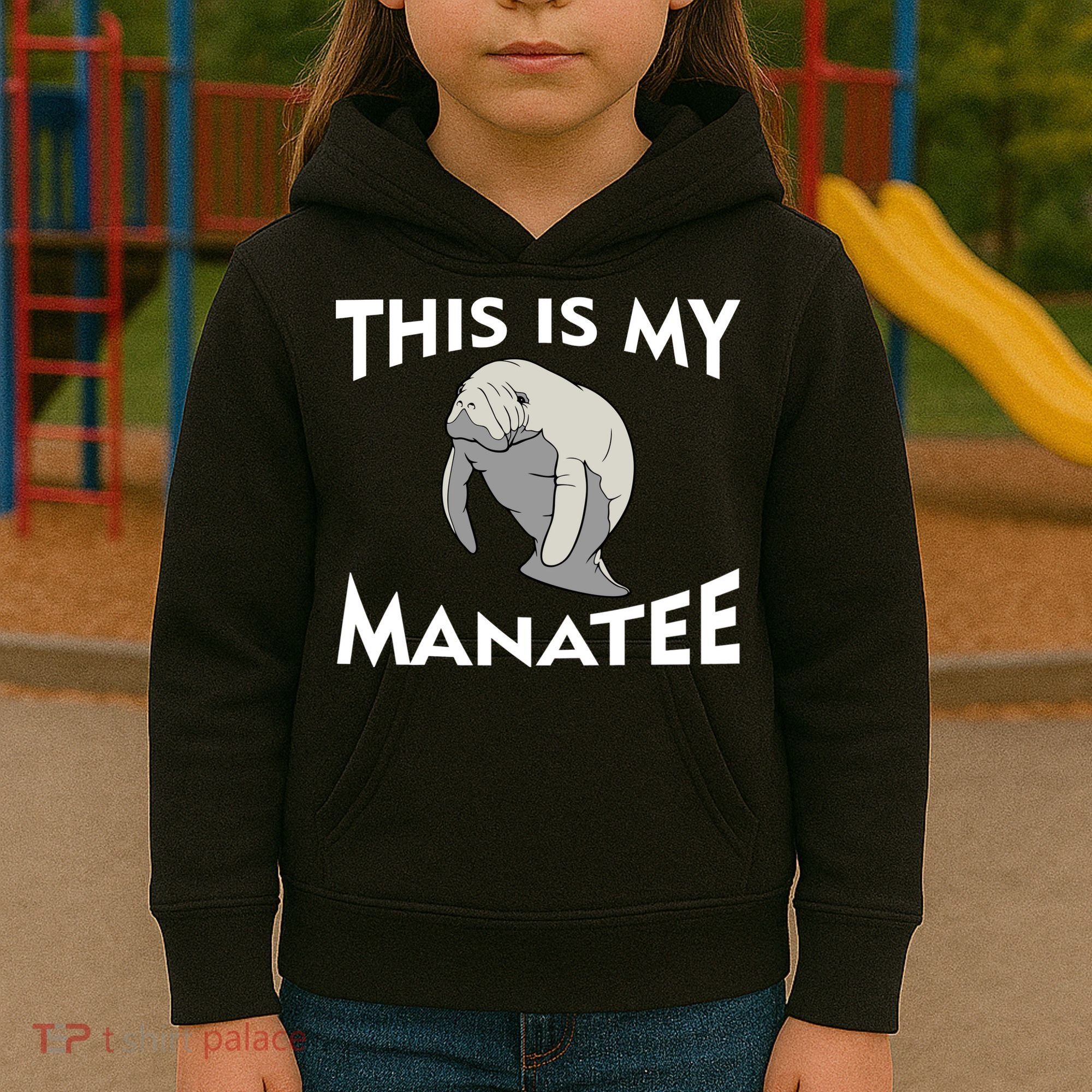 This Is My Manatee Kids Hoodie