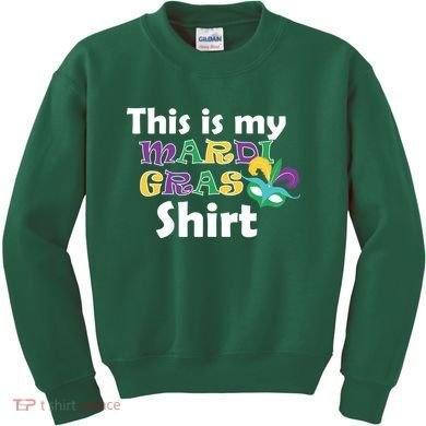 This Is My Mardi Gras Kids Sweatshirt