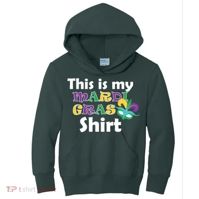 This Is My Mardi Gras Kids Hoodie