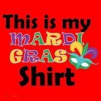 This Is My Mardi Gras Santa Hat thumb 1