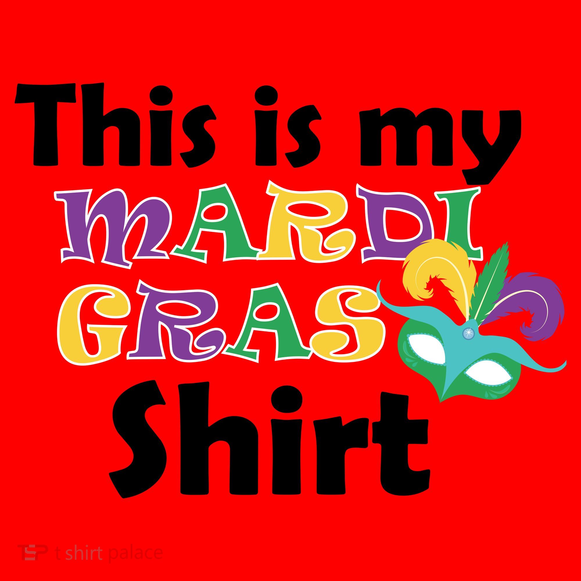 This Is My Mardi Gras Santa Hat