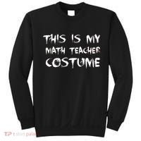 This Is My Math Teachers Costume Sweatshirt thumb 0