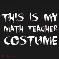 This Is My Math Teachers Costume Button thumb 1