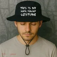 This Is My Math Teachers Costume Bucket Hat thumb 2