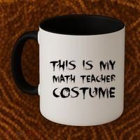 This Is My Math Teachers Costume Coffee Mug thumb 2