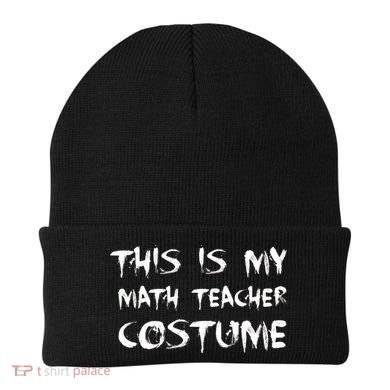 This Is My Math Teachers Costume Beanie