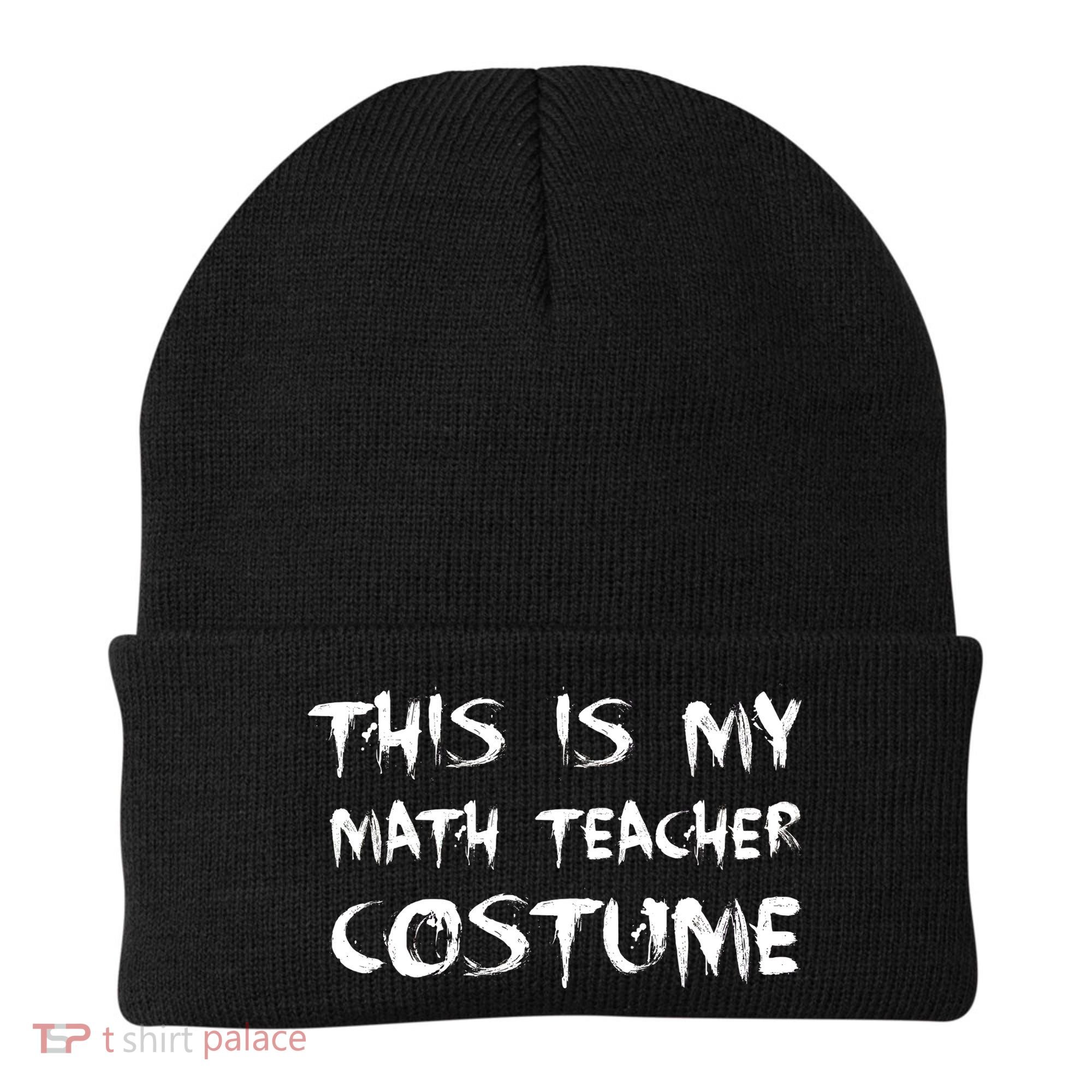 This Is My Math Teachers Costume Beanie