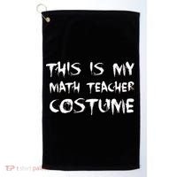 This Is My Math Teachers Costume Golf Towel thumb 0