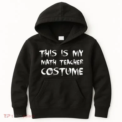 This Is My Math Teachers Costume Kids Hoodie