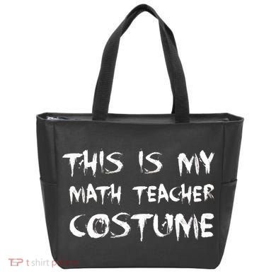 This Is My Math Teachers Costume Tote Bag