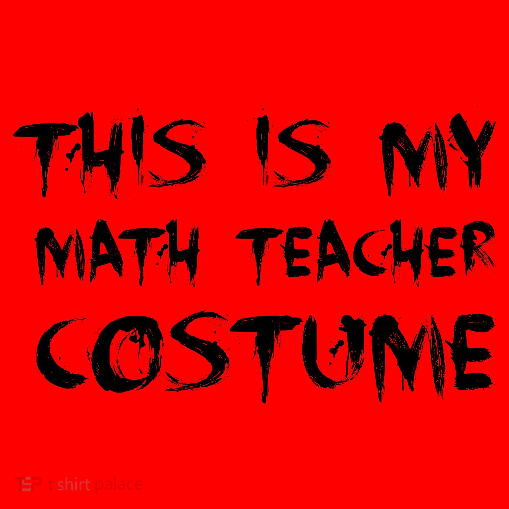This Is My Math Teachers Costume Santa Hat