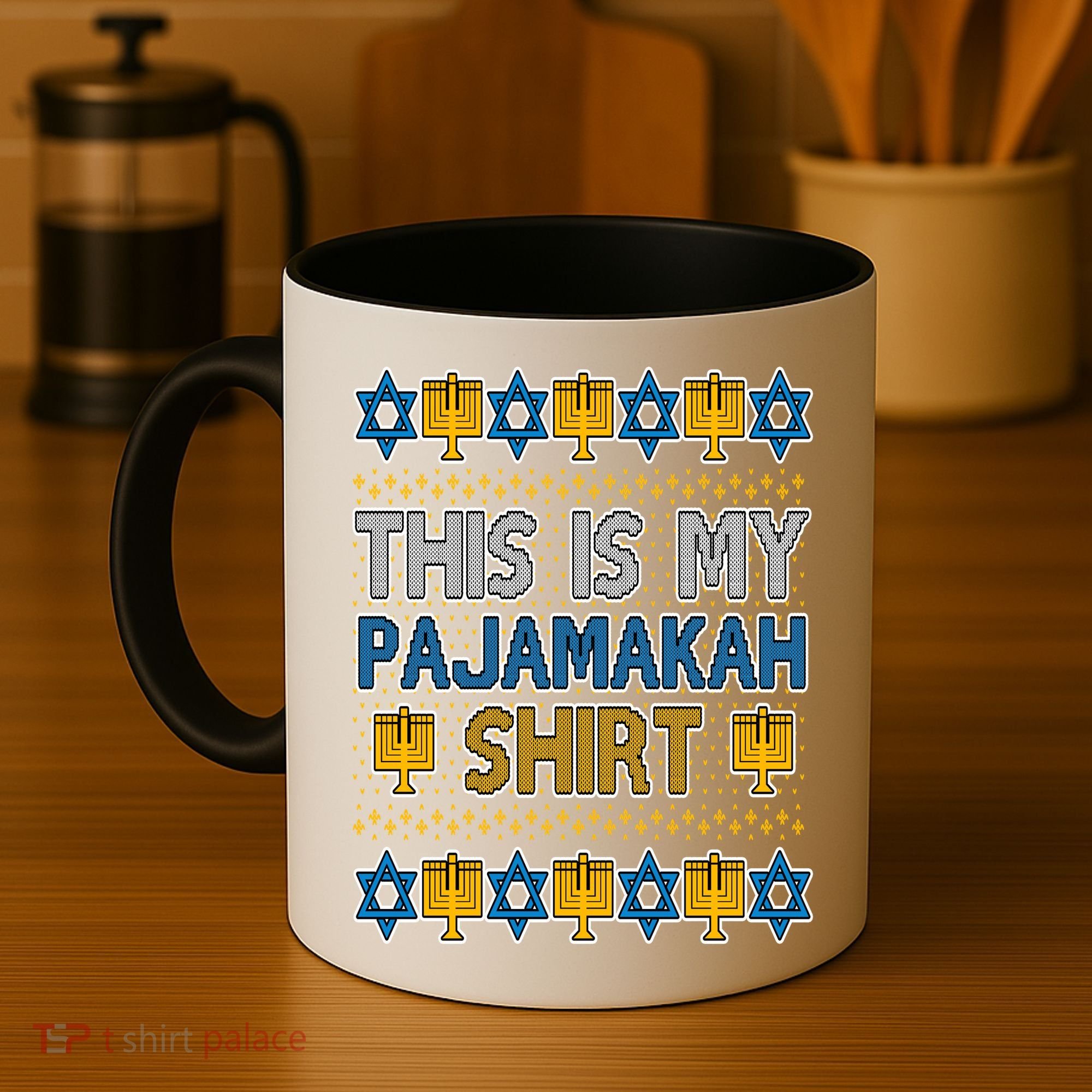 This Is My Pajamakah Shirt Ugly Hanukkah Sweater Coffee Mug