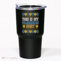 This Is My Pajamakah Shirt Ugly Hanukkah Sweater Tumbler thumb 0
