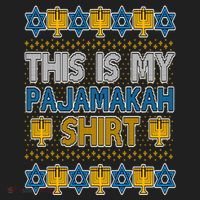 This Is My Pajamakah Shirt Ugly Hanukkah Sweater Tumbler thumb 3