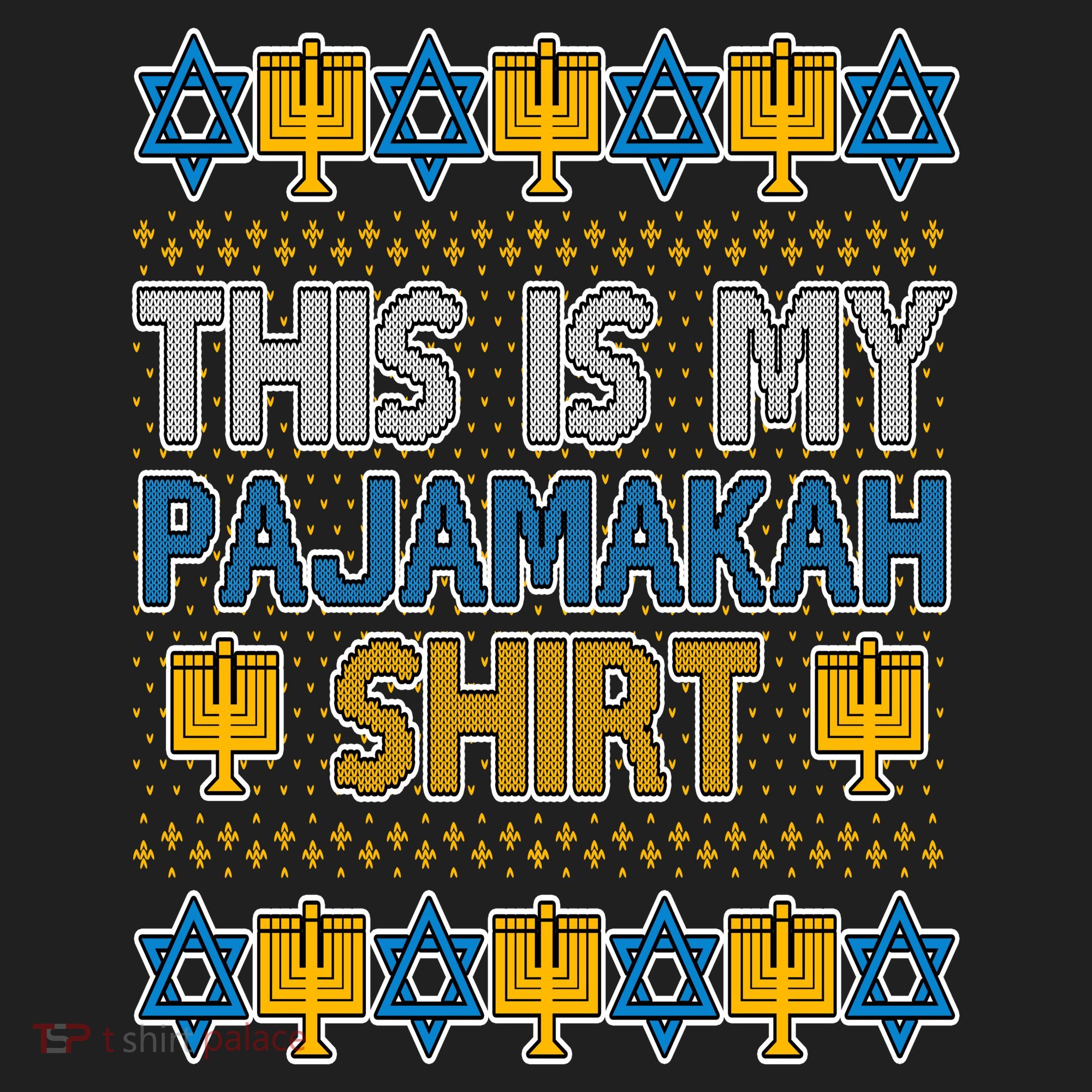 This Is My Pajamakah Shirt Ugly Hanukkah Sweater Tumbler