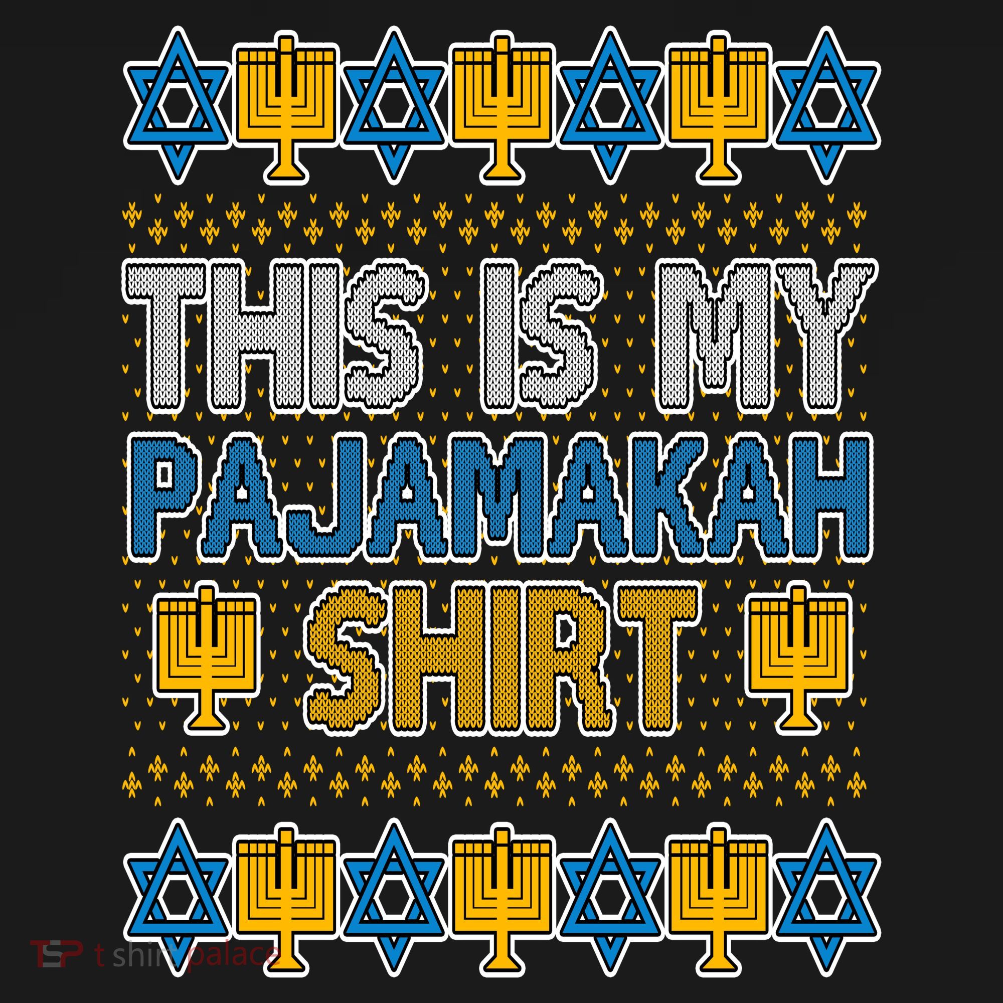 This Is My Pajamakah Shirt Ugly Hanukkah Sweater Ornament