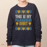 This Is My Pajamakah Shirt Ugly Hanukkah Sweater Women's Sweatshirt thumb 0