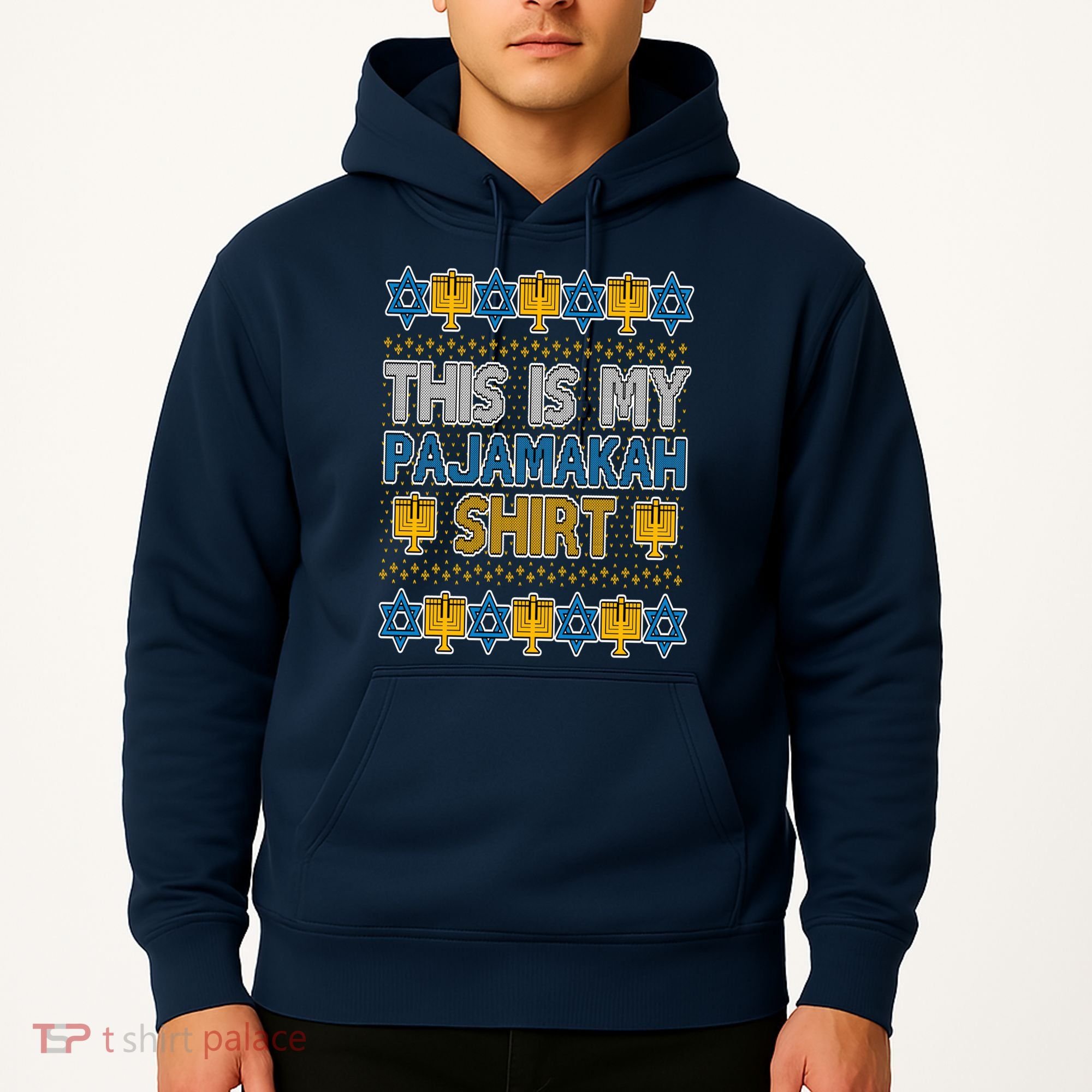 This Is My Pajamakah Shirt Ugly Hanukkah Sweater Hoodie