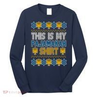 This Is My Pajamakah Shirt Ugly Hanukkah Sweater Long Sleeve Shirt thumb 0
