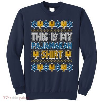 This Is My Pajamakah Shirt Ugly Hanukkah Sweater Sweatshirt