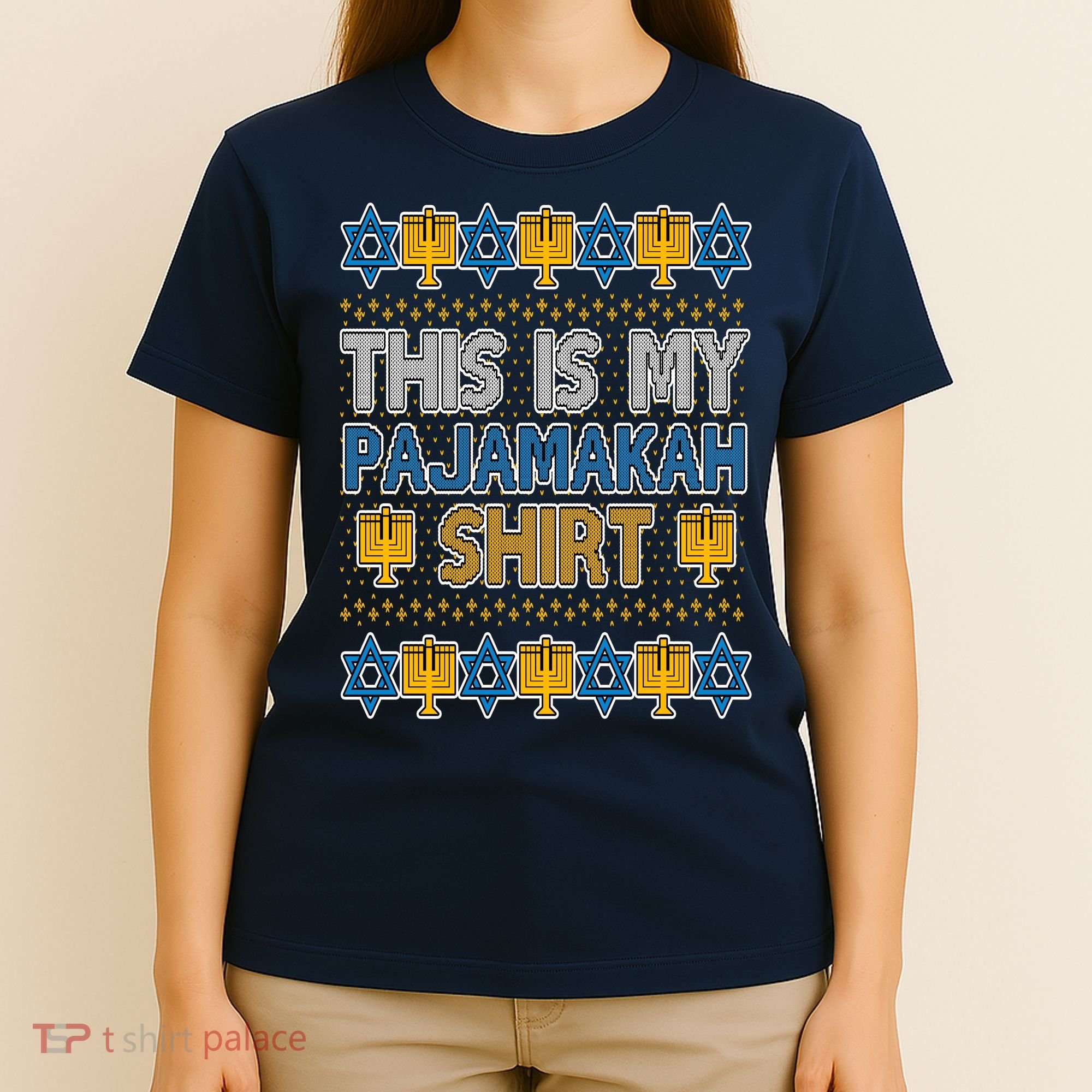 This Is My Pajamakah Shirt Ugly Hanukkah Sweater T-Shirt