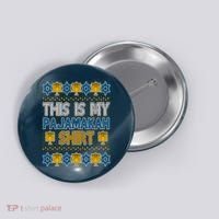 This Is My Pajamakah Shirt Ugly Hanukkah Sweater Button thumb 0