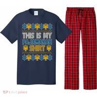 This Is My Pajamakah Shirt Ugly Hanukkah Sweater Pajama Set thumb 0