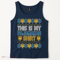 This Is My Pajamakah Shirt Ugly Hanukkah Sweater Tank Top thumb 2