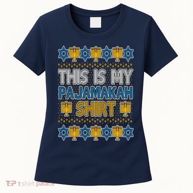 This Is My Pajamakah Shirt Ugly Hanukkah Sweater Women's T-Shirt
