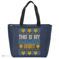 This Is My Pajamakah Shirt Ugly Hanukkah Sweater Tote Bag thumb 0