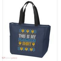 This Is My Pajamakah Shirt Ugly Hanukkah Sweater Tote Bag thumb 3