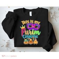 This Is My Purim Costume Sweatshirt thumb 2