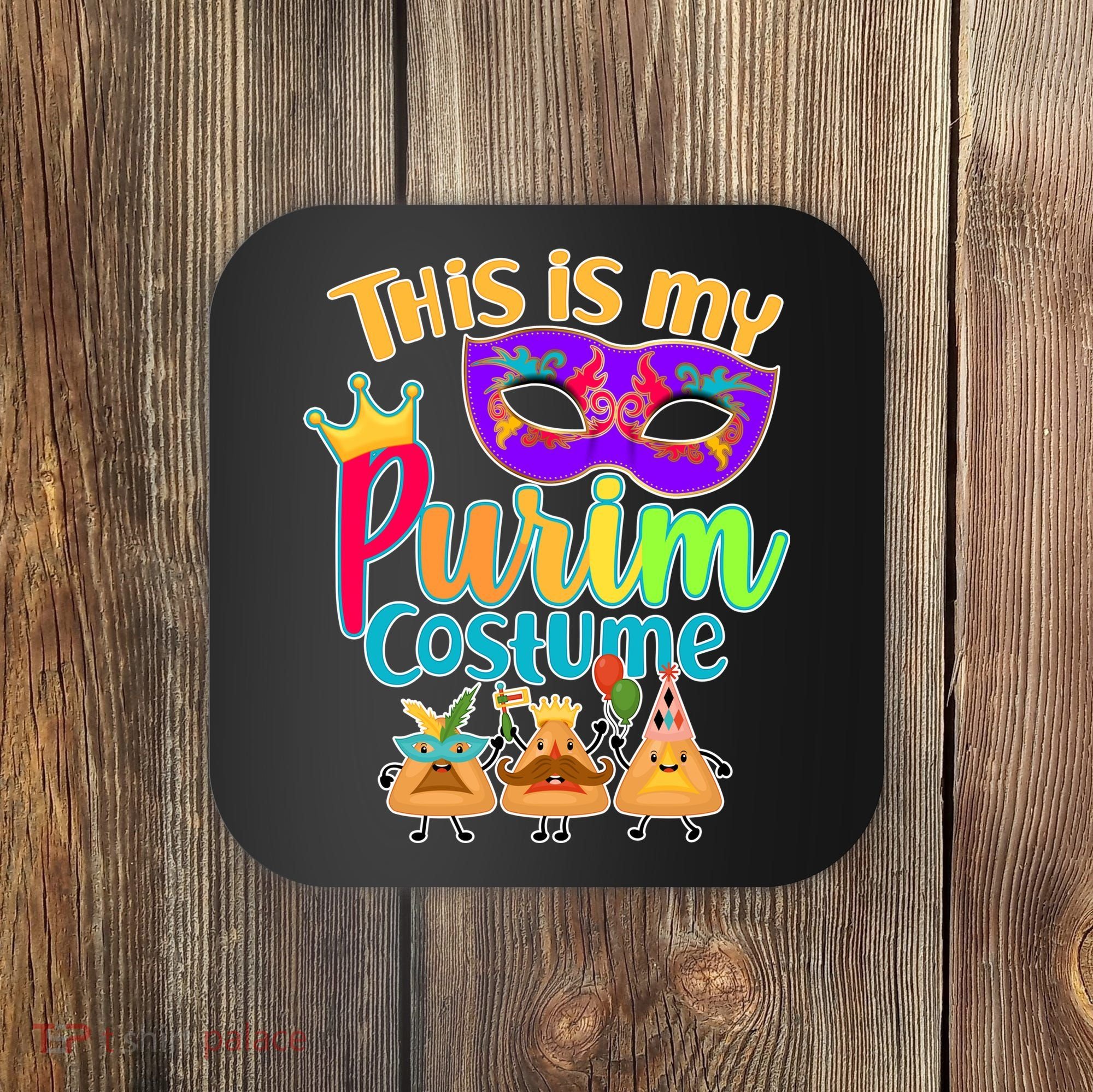 This Is My Purim Costume Coaster
