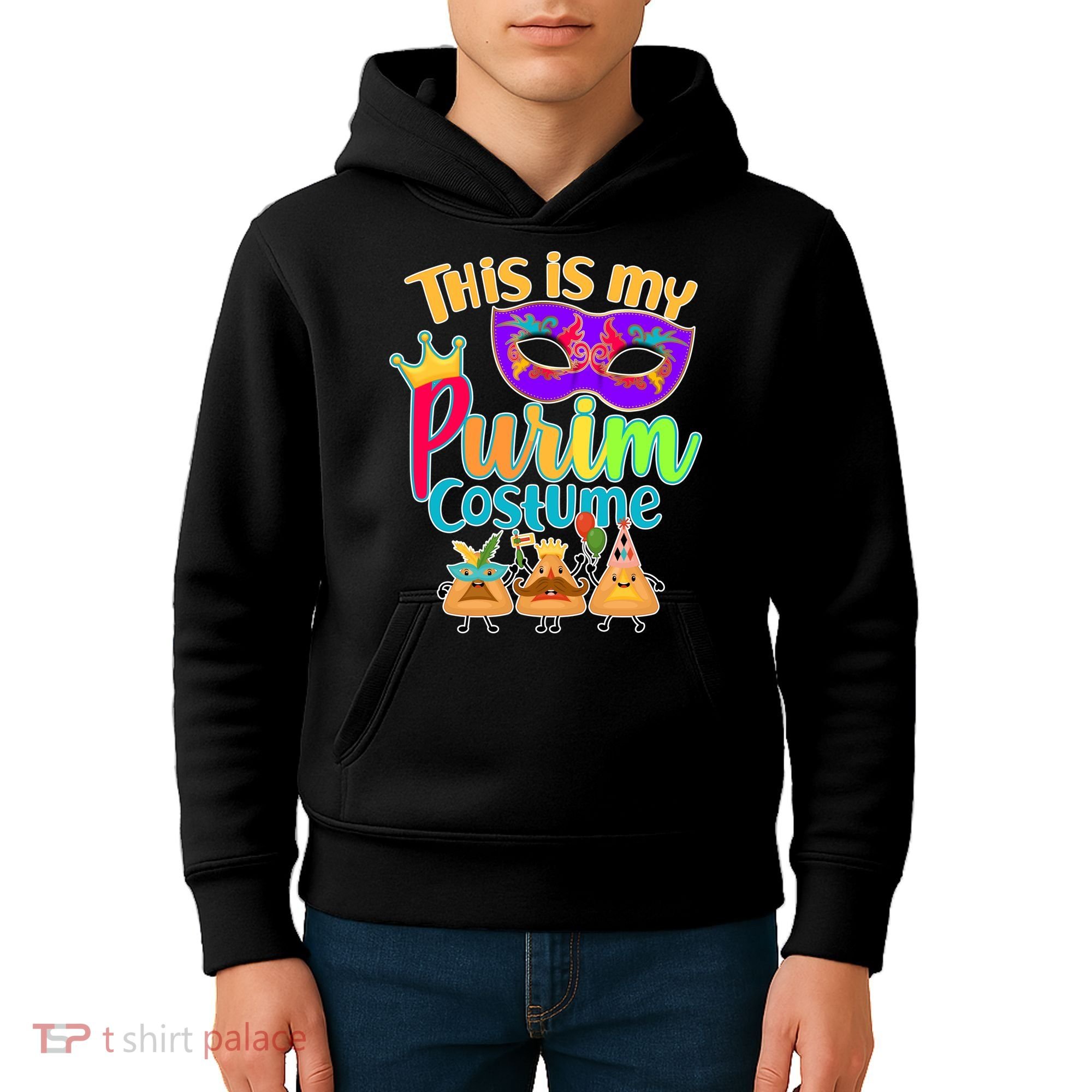 This Is My Purim Costume Kids Hoodie